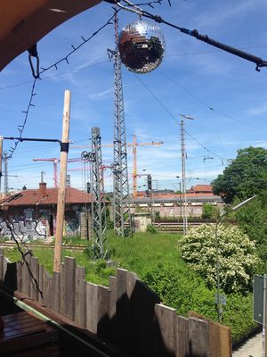 Stadtführung Schlachthof München: Blick von der Alten Utting